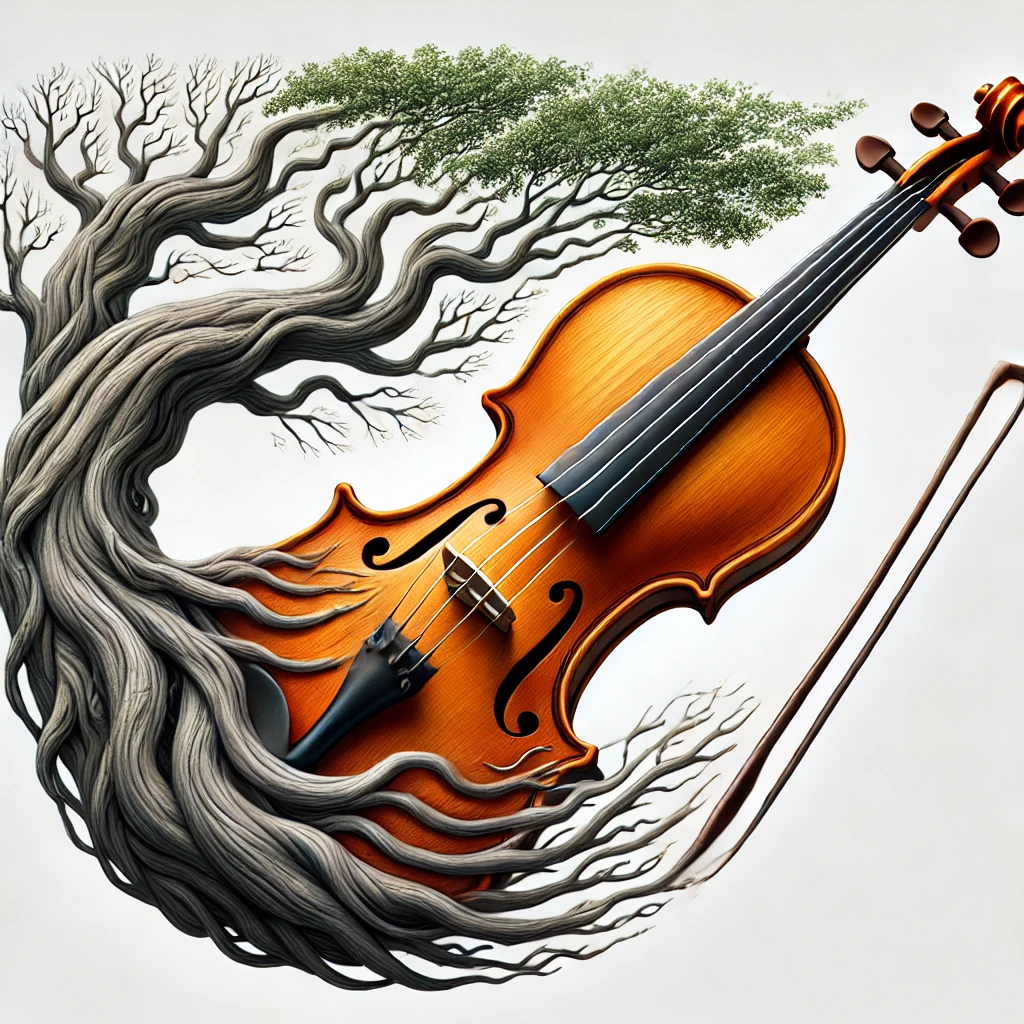 Analyzing Standing Trees for Making Violins
